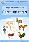 Farm animals (Bauernhoftiere) - Bildkarten (flashcards), Arbeitsblätter, Lernspiele - Englisch
