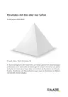 Pyramiden mit drei oder vier Seiten - Mathematik