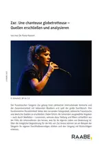 Zaz: Une chanteuse globetrotteuse - Quellen erschließen und analysieren - 3./4. Lernjahr - Französisch
