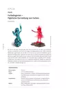 Farballegorien: Figürliche Darstellung von Farben - Plastik - Kunst/Werken