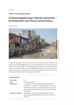 Trinkwassergewinnung in Mumbai betrachten - Portfolioarbeit zum Thema Trennverfahren - Chemie