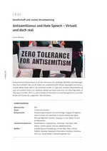 Antisemitismus und Hate-Speech - Virtuell und doch real - Religion