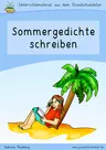Stationenlernen Sommergedichte - 10 Stationen zum Schreiben von Gedichten im Sommer - Deutsch