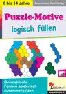 Puzzle-Motive logisch füllen - Geometrische Formen spielerisch zusammensetzen - Mathematik