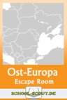 Escape Room - Europa - Ost-, Südost- und Südeuropa - Edubreakout zur Geographie unseres Kontinents - Erdkunde/Geografie