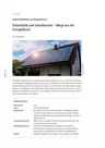Fotovoltaik und Solarthermie - Wege aus der Energiekrise? - Elektrizitätslehre und Magnetismus - Naturwissenschaft