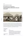 Die Entstehung von Rassismus - Normen und Ziele der Erziehung - Erziehungsprozesse während der deutschen Kolonialzeit - Pädagogik