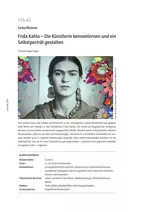 Frida Kahlo: Die Künstlerin kennenlernen und ein Selbstporträt gestalten - Farbe und Malerei - Kunst/Werken