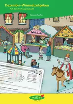 Dezember-Wimmelaufgaben - Auf dem Weihnachtsmarkt - Eine Sammlung unterschiedlicher Aufgabenformate rund um einen Weihnachtsmarkt-Besuch - Deutsch