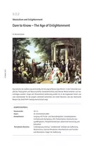 Dare to Know - the Age of Enlightenment - Geschichte bilingual - Geschichte