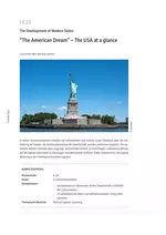 "The American Dream" - The USA at a glance - Geschichte bilingual - Geschichte
