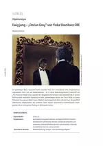 "Dorian Gray" von Yinka Shonibare CBE - Objektanalyse - Ewig jung - Kunst/Werken