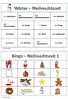 DaF / DaZ: Bingo Weihnachtszeit - Mit Bingo-Spaß in der Weihnachtszeit - DaF/DaZ