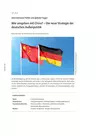 Wie umgehen mit China? - Die neue Strategie der deutschen Außenpolitik - Sowi/Politik