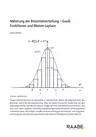 Näherung der Binomialverteilung - Gauß-Funktionen und Moivre-Laplace - Mathematik