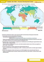 Staaten – Wirtschaftsentwicklung - Erstellung einer thematischen Karte - Erdkunde/Geografie