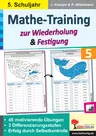 Mathe-Training zur Wiederholung & Festigung / Klasse 5 - 45 motivierende Rechenbeispiele in 3 Differenzierungsstufen - Mathematik