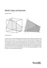 Analysis: Würfel, Trapez und Pyramide - Analytische Geometrie - Mathematik