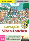 Lernspiel Silben-Lottchen - Zwei Lernspiele zur Silbentrennung - Deutsch