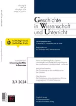 Erinnerungskonflikte in Osteuropa - Geschichte in Wissenschaft und Unterricht Nr. 3/4 2024  - Geschichte