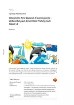 Welcome to New Zealand: A learning circle - Vorbereitung auf die Zentrale Prüfung nach Klasse 10 - Englisch
