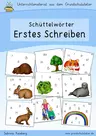 Schüttelwörter für das erste Schreiben - 150 Schüttelwörter-Karten (Deutsch, Rechtschreibung von Anfang an) - Deutsch