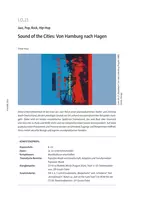 Sound of the Cities: Von Hamburg nach Hagen - Jazz, Pop, Rock, Hip-Hop - Erdkunde/Geografie