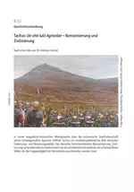 Tacitus: De vita Iulii Agricolae - lateinische Geschichtsschreibung - Romanisierung und Zivilisierung - Latein