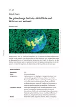 Der Wald: Die grüne Lunge der Erde - Waldfläche und Waldzustand weltweit - globale Fragen - Erdkunde/Geografie