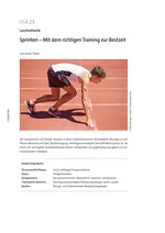 Leichtathletik: Sprinten - Mit dem richtigen Training zur Bestzeit - Sport