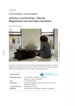 "Prácticas o couchsurfing" - Über die Möglichkeiten nach dem Abitur diskutieren - Spanisch