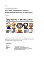 Chemie: Harry Potter und die Tafel der Elemente - Escape-Room zum Aufbau des Periodensystems - Chemie