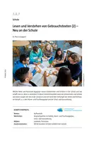 DafF / DaZ: Lesen und Verstehen von Gebrauchstexten (2) (Aufbaustufe) - Neu in der Schule - Lesetraining - DaF/DaZ