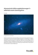 Astronomische Entfernungsbestimmungen II - Außerhalb unseres Sonnensystems - Physik