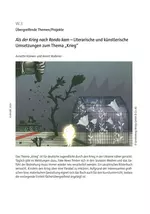 Als der Krieg nach Rondo kam - Literarische und künstlerische Umsetzungen zum Thema "Krieg" - Deutsch