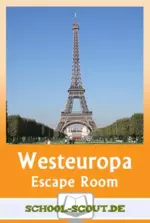 Escape Room - Länder Westeuropas - Alles bereit zum Edubreakout! - Erdkunde/Geografie