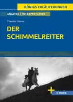 Interpretation zu Theodor Storm - Der Schimmelreiter - Textanalyse und Interpretation mit ausführlicher Inhaltsangabe und Abituraufgaben mit Lösungen - Deutsch