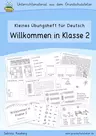 Willkommen in Klasse 2 (Übungsheft, Deutsch) - Kopiervorlagen für ein kleines Übungsheft zum Schulstart in Klasse 2 (mit Lösungsseiten für die Selbstkontrolle) - Deutsch