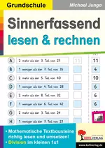 Sinnerfassend lesen und rechnen / Division - Mathematische Textbausteine zur Division im kleinen Einmaleins richtig lesen und umsetzen - Mathematik