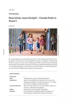 Neue Schule, neues Schuljahr - Freunde finden in Klasse 5 - Ethik