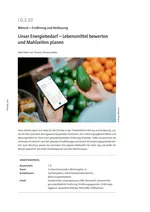 Unser Energiebedarf - Lebensmittel bewerten und Mahlzeiten planen - Der Mensch – Ernährung und Verdauung - Biologie