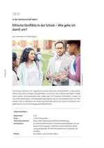 Konfliktschule: Ethische Konflikte in der Schule - Minimalismus und Nachhaltigkeit - Ethik