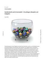 Kombinatorik und Urnenmodell - Grundlagen, Beispiele und Aufgaben - Mathematik