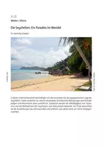 Die Seychellen: Ein Paradies im Wandel - Wetter / Klima - Erdkunde/Geografie