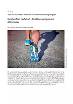 Kunststoffe im Laufschuh - Eine Klausuraufgabe auf Abiturniveau - Chemie