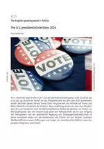 The U.S. presidential elections 2024 - The English-speaking world – Politics - Englisch