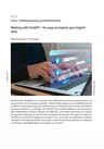 Working with ChatGPT - Six ways to improve your English skills - Extras – Methodentraining und Arbeitstechniken - Englisch