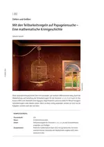 Mit den Teilbarkeitsregeln auf Papageiensuche - Eine mathematische Krimigeschichte - Mathematik