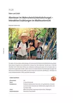 Daten und Zufall: Abenteuer im Wahrscheinlichkeitsdschungel - Interaktive Erzählungen im Matheunterricht - Mathematik