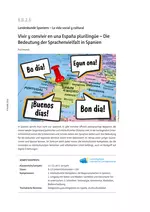 Vivir y convivir en una España plurilingüe - Die Bedeutung der Sprachenvielfalt in Spanien - Spanisch